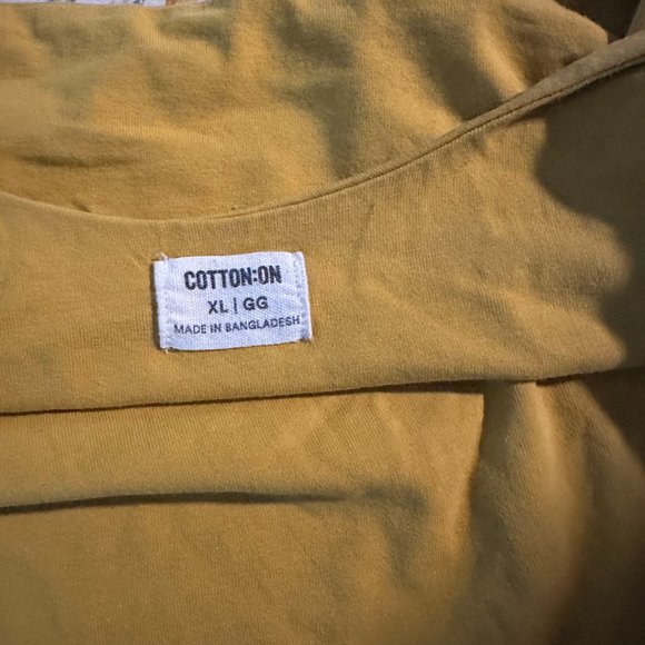 Cotton On Women's Crop Top, Size XL, Color: Gold - Picture 5 of 5